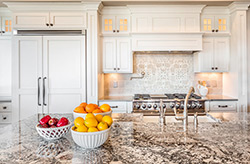 Cream Granite kitchen - Talladega Talladega